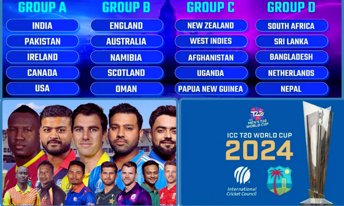 T20 WC India Schedule 2024